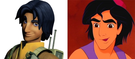 There is a real Disney feel here with Ezra drawing heavily from Aladdin...