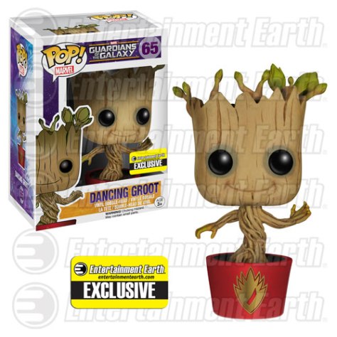 marvel dc collectibles dancing groot 1
