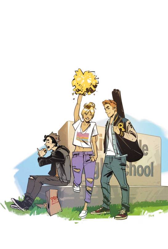 Archie #1 Newsstand Cover by Fiona Staples