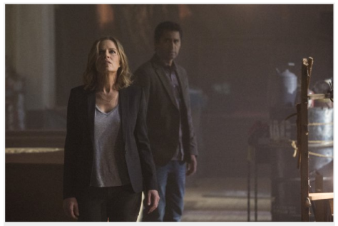Kim Dicksen and Cliff Curtis (Image: AMC)