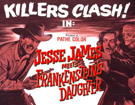 mashup movies jesse james meets frankenstein