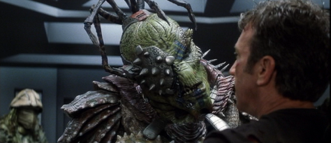 Robin Sachs as alien villain Sarris Image: Paramount