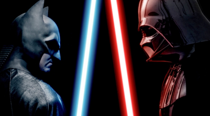Super Power Beatdown: Batman vs. Darth Vader? Yes please.