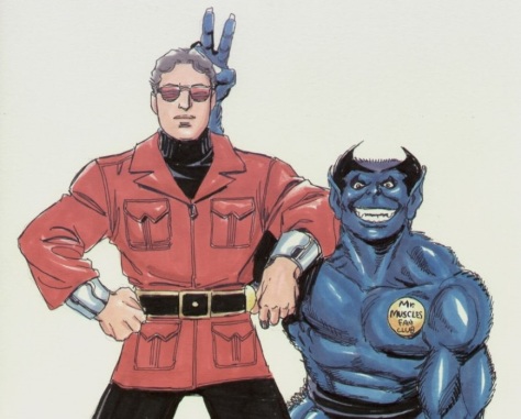Best Buds - Beast and Wonder Man