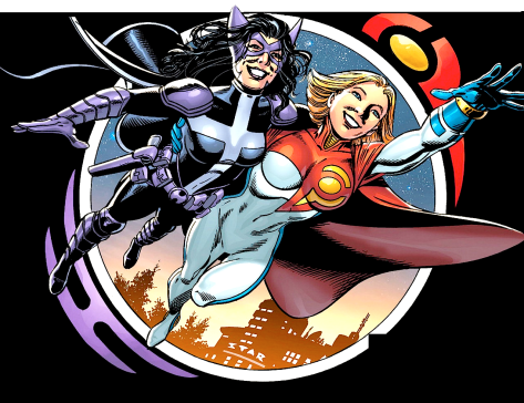 Best Buds - Huntress and Power Girl