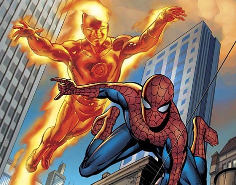 Best Buds - Spidey and Torch