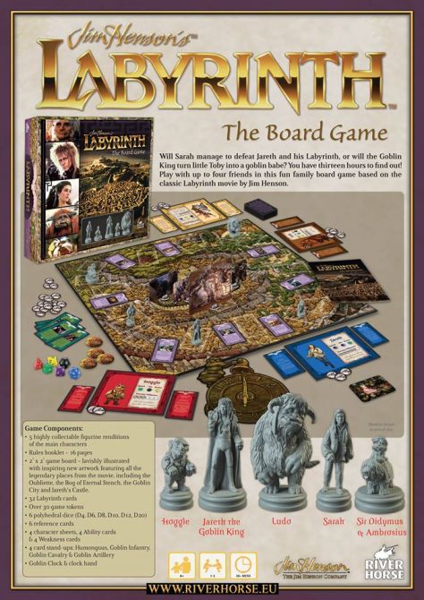 labyrinth 30th annivesary board game 1