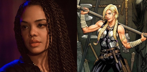 Tessa Thompson and Valkyrie